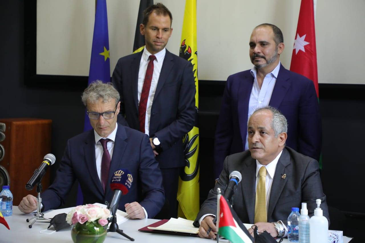  العايد يوقع اتفاقية الإنتاج المرئي والمسموع بين الأردن والمجتمع الفلمندي