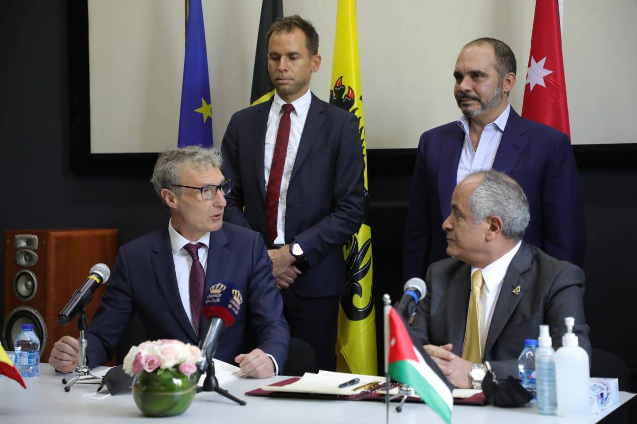  العايد يوقع اتفاقية الإنتاج المرئي والمسموع بين الأردن والمجتمع الفلمندي