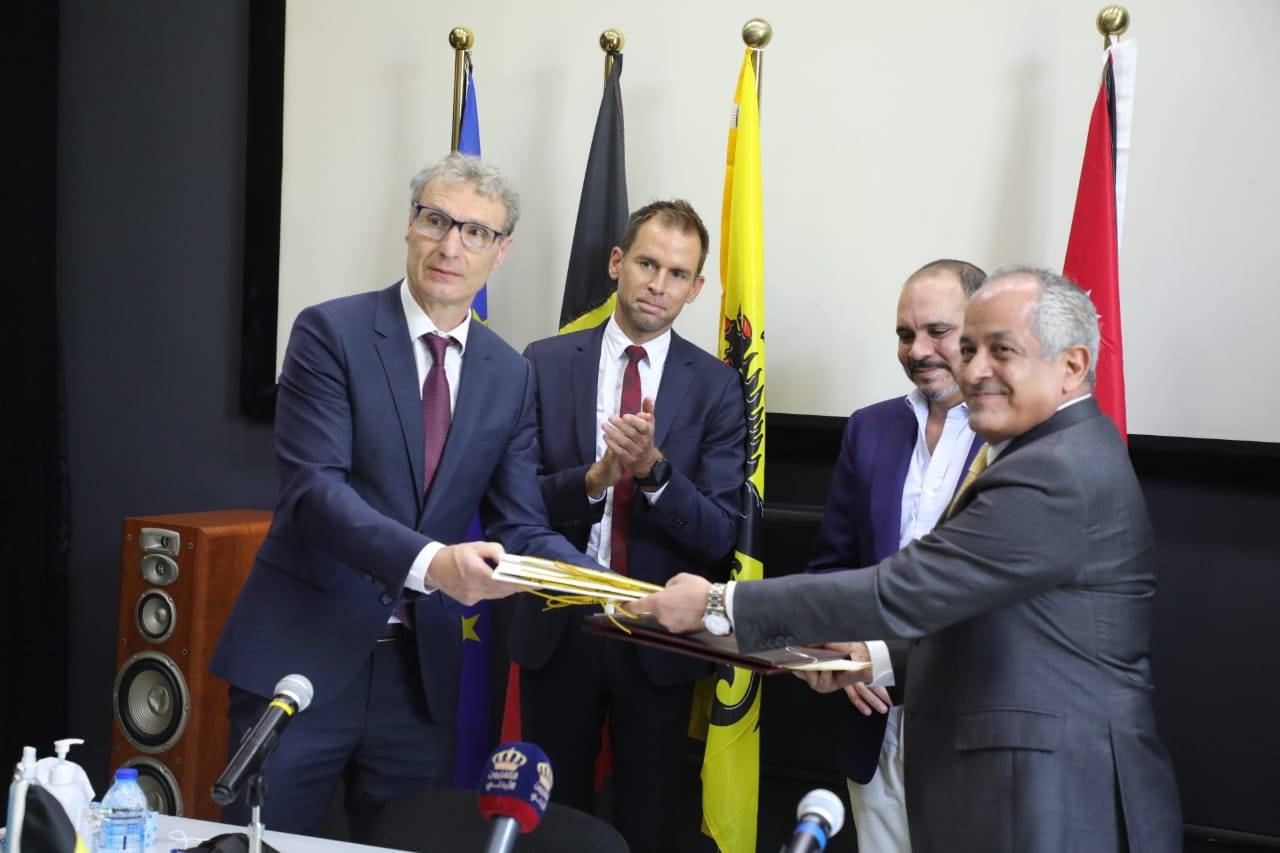  العايد يوقع اتفاقية الإنتاج المرئي والمسموع بين الأردن والمجتمع الفلمندي