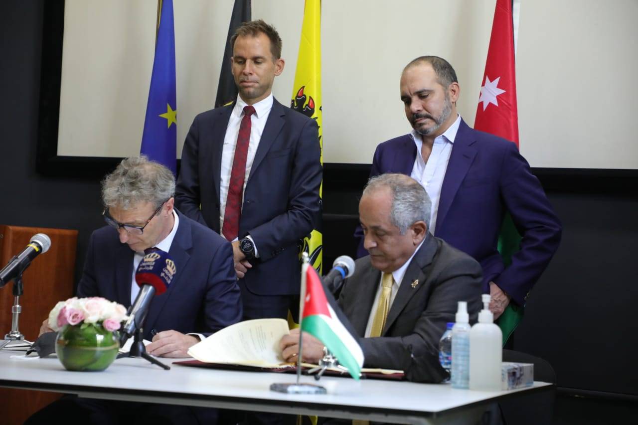  العايد يوقع اتفاقية الإنتاج المرئي والمسموع بين الأردن والمجتمع الفلمندي