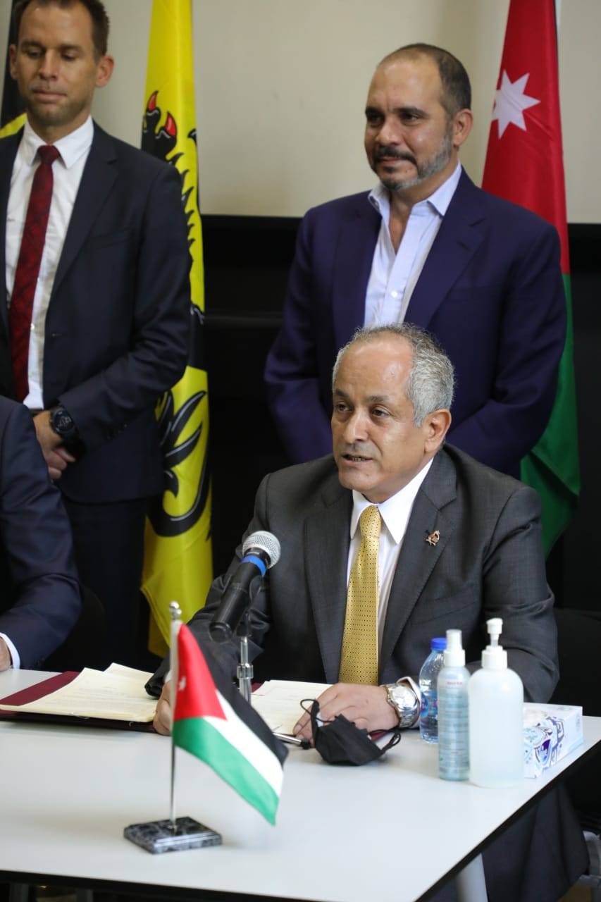  العايد يوقع اتفاقية الإنتاج المرئي والمسموع بين الأردن والمجتمع الفلمندي