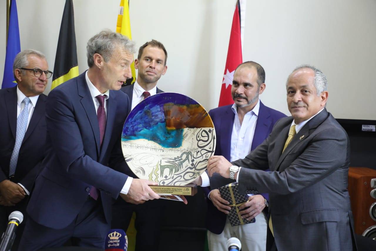  العايد يوقع اتفاقية الإنتاج المرئي والمسموع بين الأردن والمجتمع الفلمندي