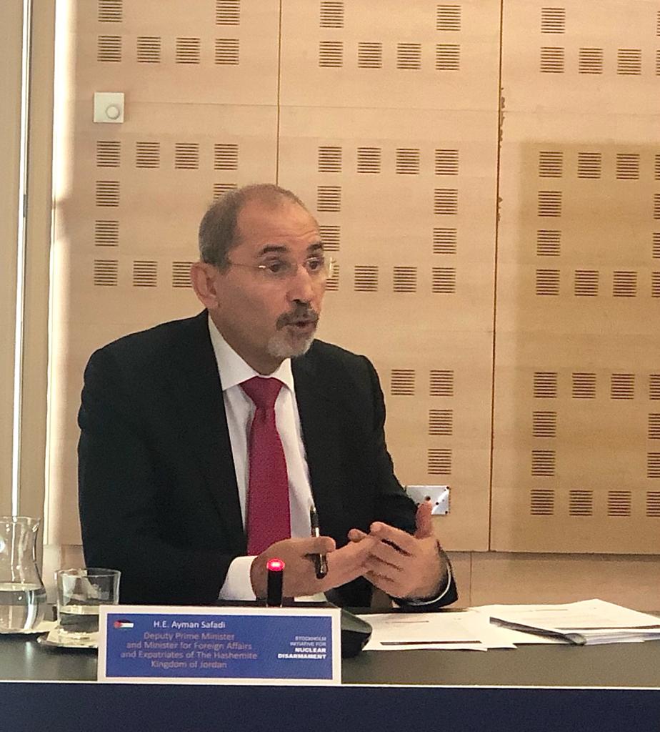 الاردن يشارك في الاجتماع الوزاري الرابع لمبادرة ستوكهولم لنزع السلاح النووي
