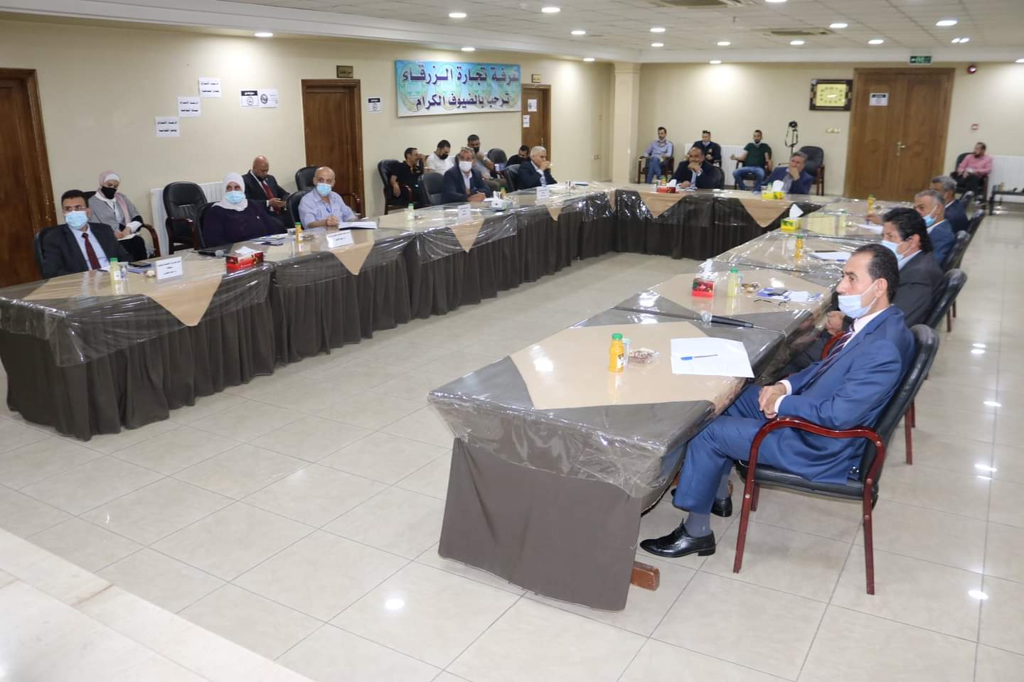 وزيرة الصناعة والتجارة تلتقي مجلس إدارة غرفة تجارة الزرقاء 