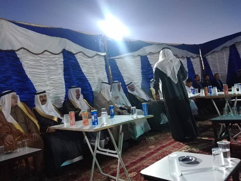 الشيخ حمزة القيسي ابوسامر  يولم بمناسبة المنزل الجديد