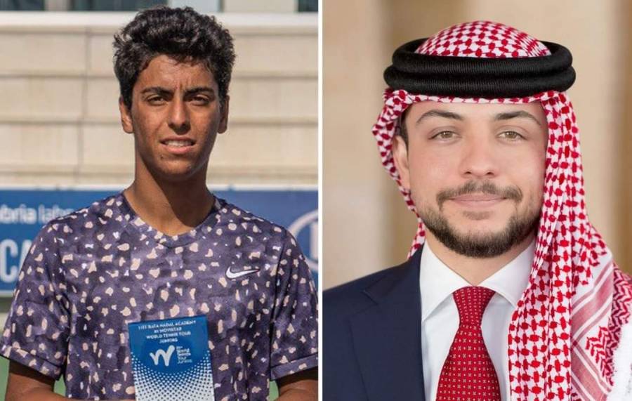 ولي العهد يهنئ شلباية بالانجاز الذي حققه ببطولة ويمبلدون للتنس