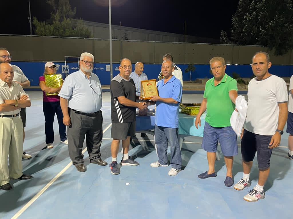 ختام البطولة التنشطية الثالثة لنادي التنس الاردني برعاية حمدان 