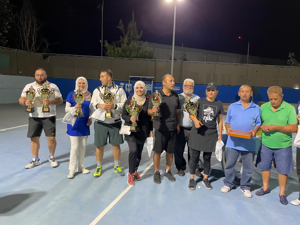 ختام البطولة التنشطية الثالثة لنادي التنس الاردني برعاية حمدان 