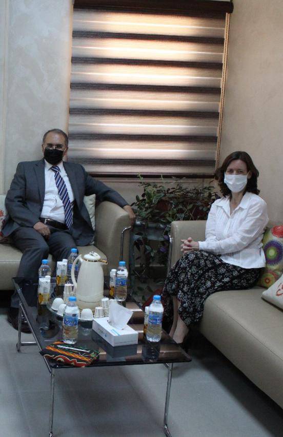 المفوض العام لحقوق الإنسان يستقبل السفيرة البريطانية لدى المملكة 