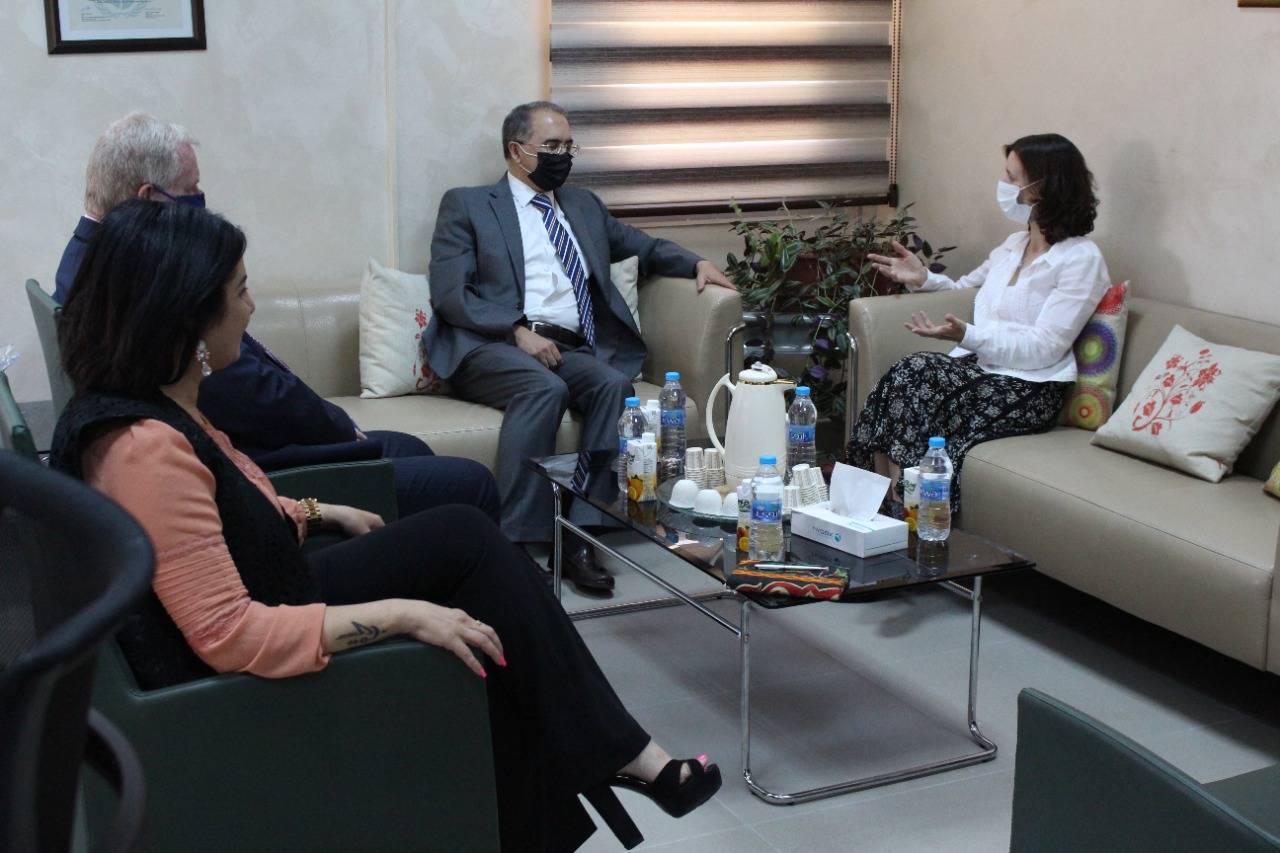 المفوض العام لحقوق الإنسان يستقبل السفيرة البريطانية لدى المملكة 