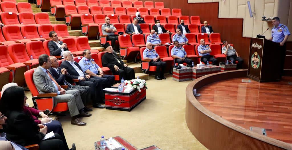 مدير الامن العام يلتقي رئيس واعضاء المجلس الوطني لحقوق الانسان 