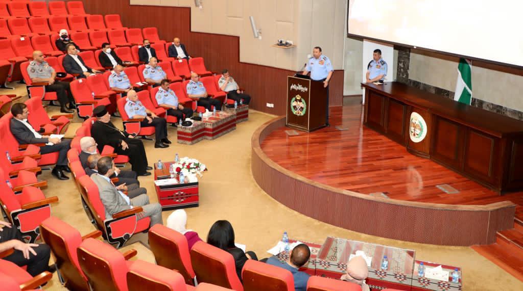 مدير الامن العام يلتقي رئيس واعضاء المجلس الوطني لحقوق الانسان 