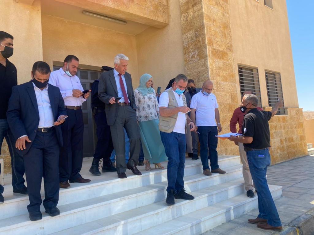 وزير الشباب في جولة تفقدية لإقليم البترا ولواء الشوبك 