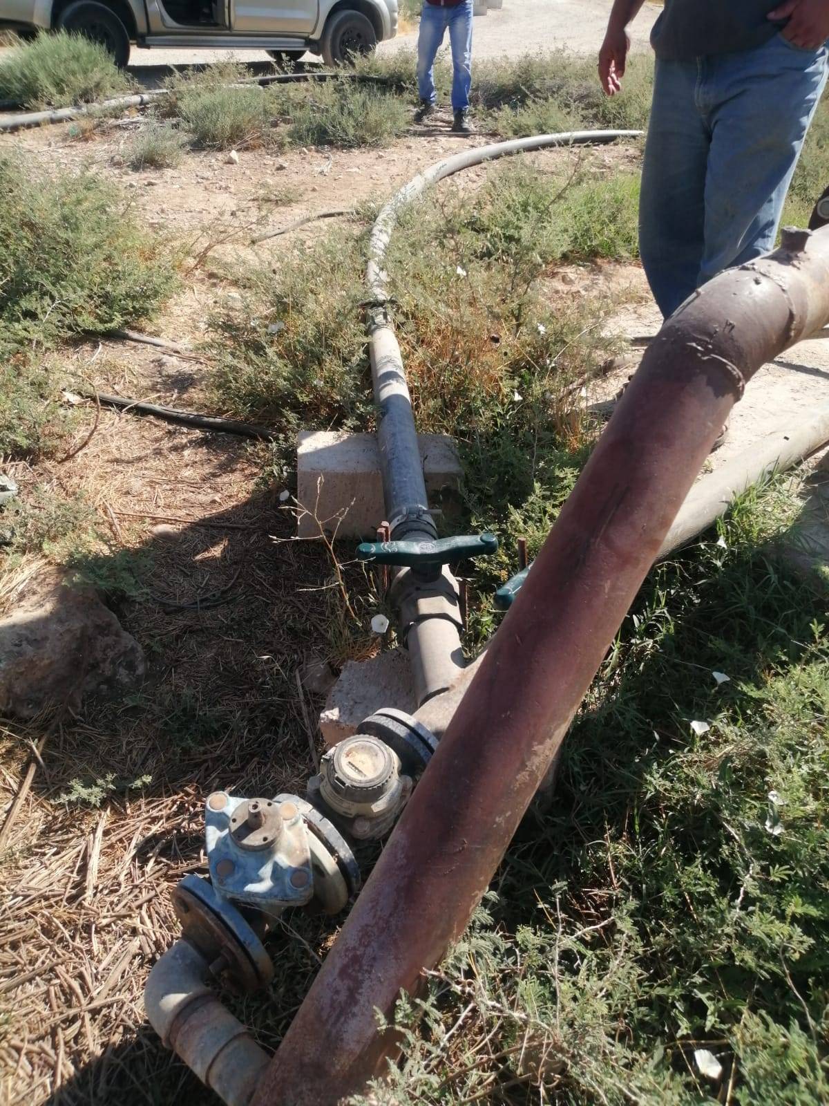 المياه تضبط (80) اعتداء جديدة على خطوط مياه في الكرك  تسحب اكثر من 170 الف متر مكعب