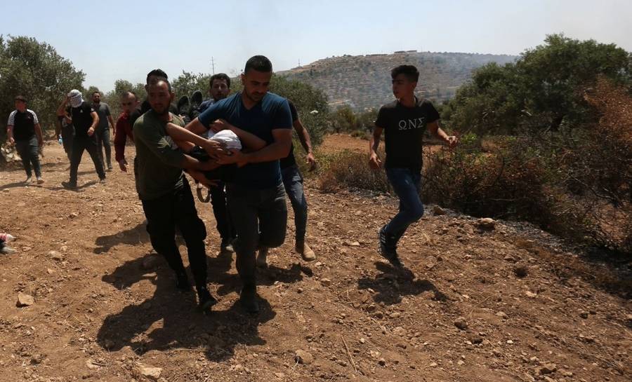 إصابة 320 فلسطينيا في بيتا جنوب نابلس