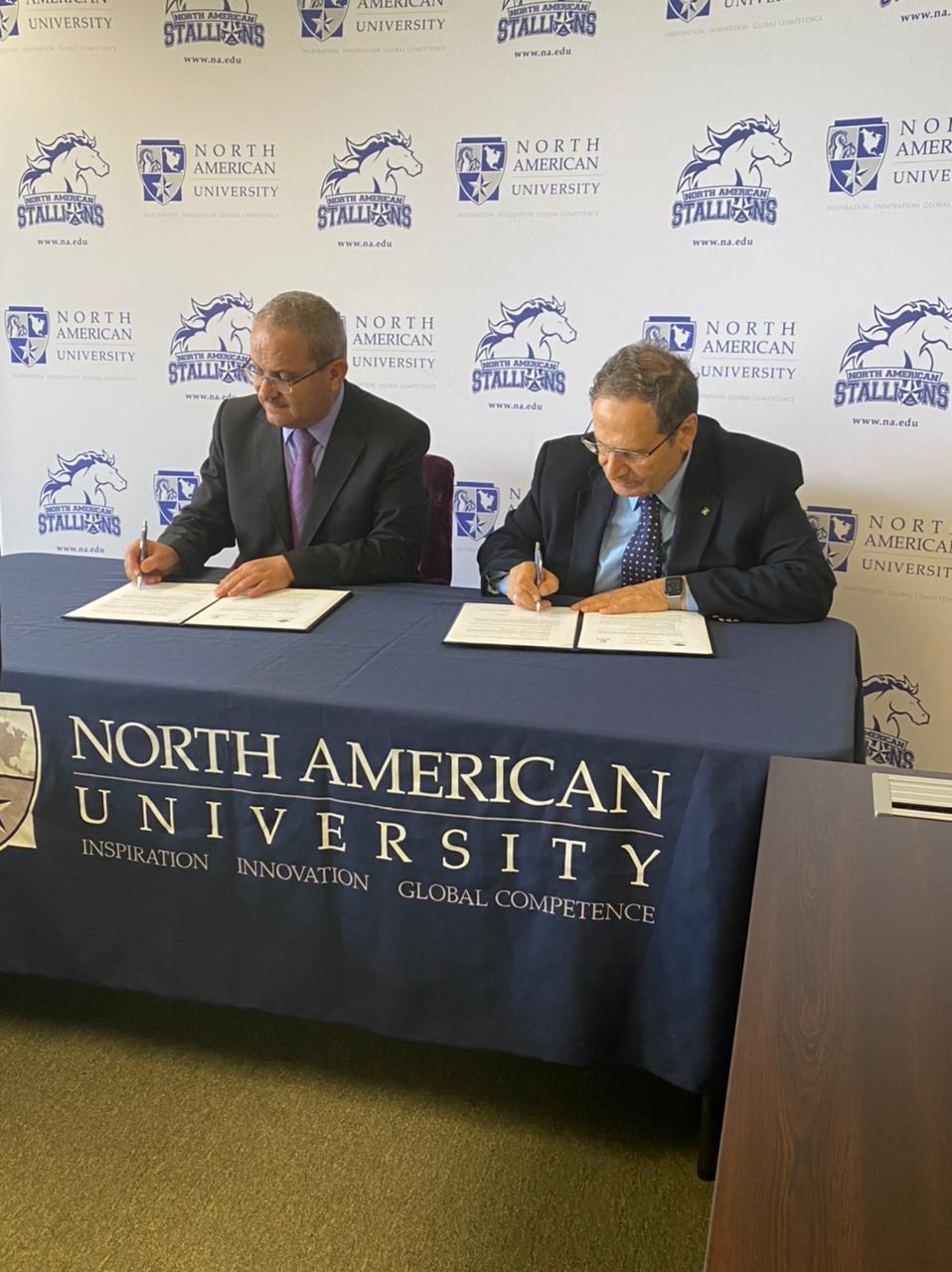 جامعة جدارا توقع مذكرة تفاهم مع جامعة شمال أميركا في ولاية تكساس الأميركية 
