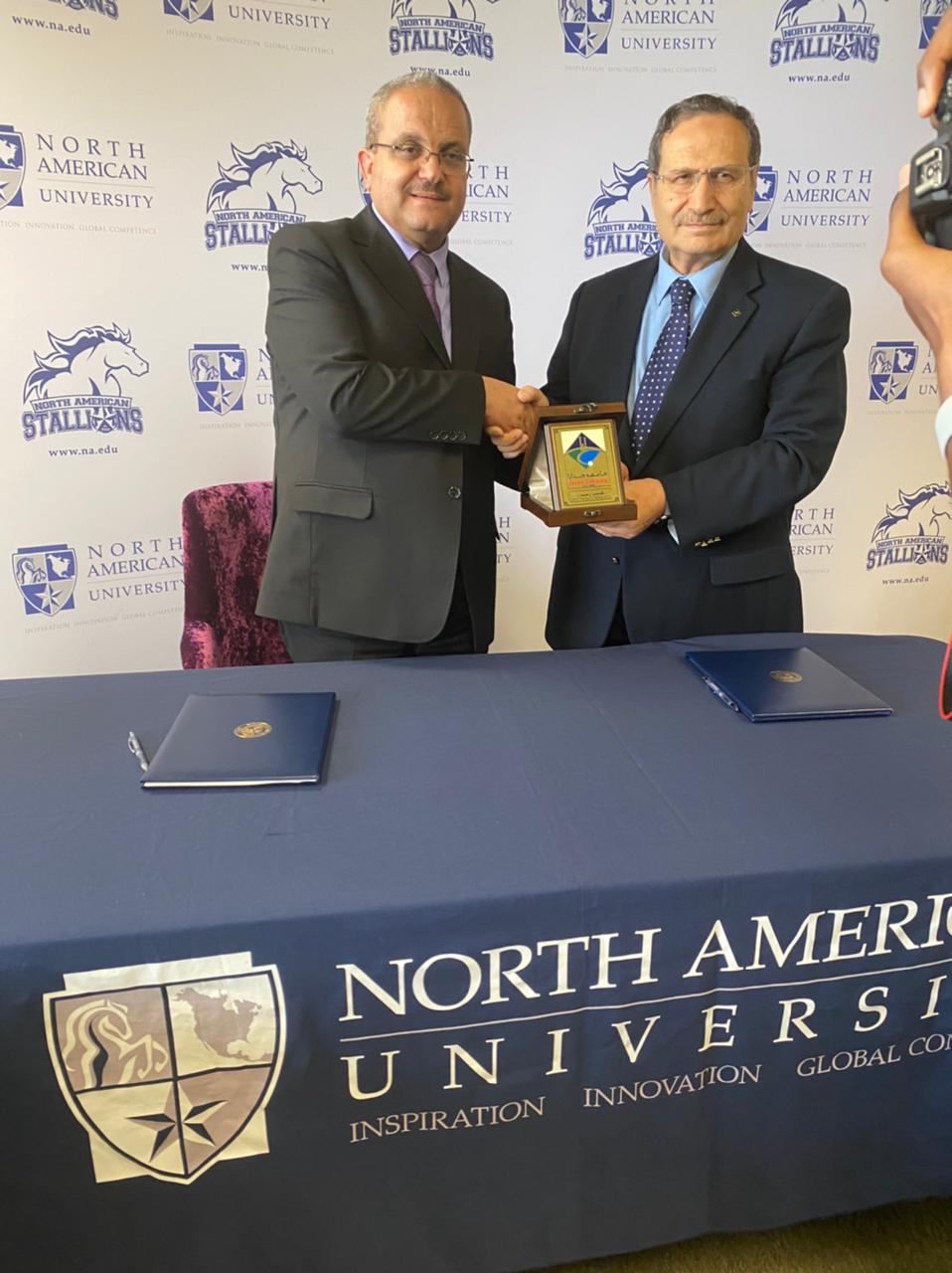 جامعة جدارا توقع مذكرة تفاهم مع جامعة شمال أميركا في ولاية تكساس الأميركية 
