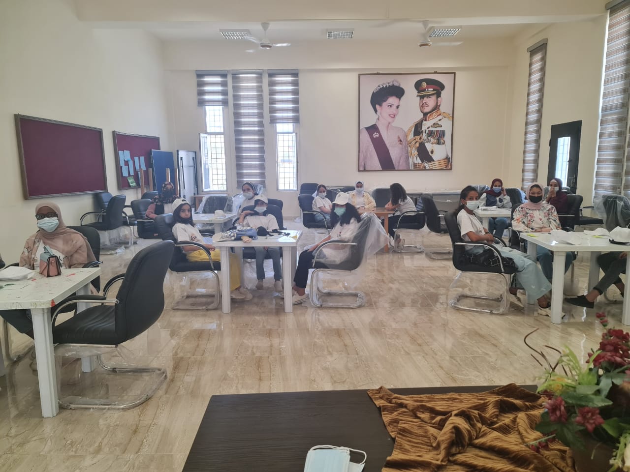 انطلاق معسكر الكشافة والمرشدات والعمل التطوعي في عدد من مراكز مديرية شباب المفرق 