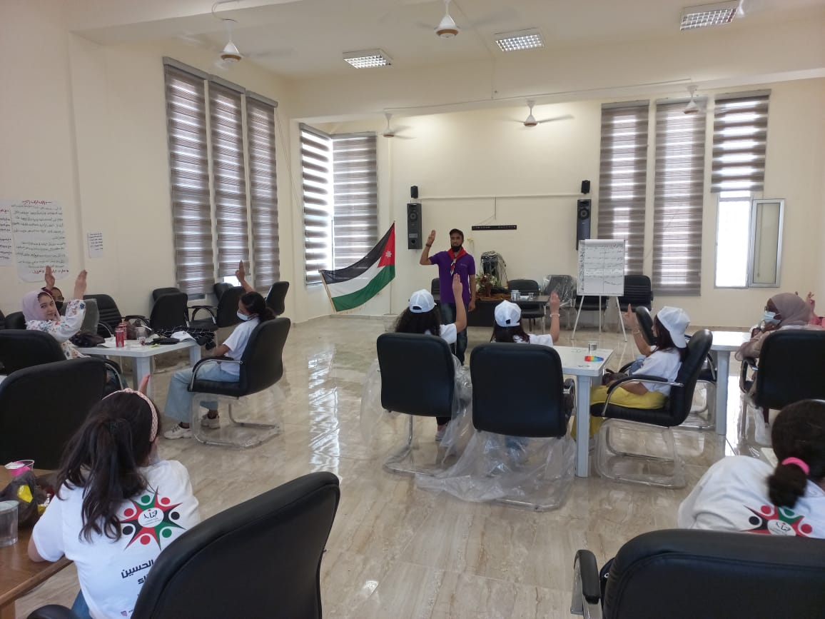 انطلاق معسكر الكشافة والمرشدات والعمل التطوعي في عدد من مراكز مديرية شباب المفرق 