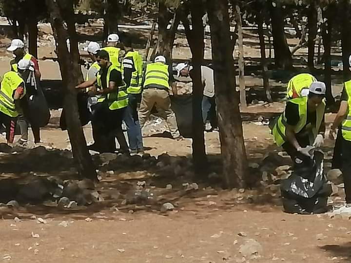 مديرية شباب محافظة الكرك تشارك في حملة النظافة الوطنية بهمتنا .. نحمي بيئتنا 