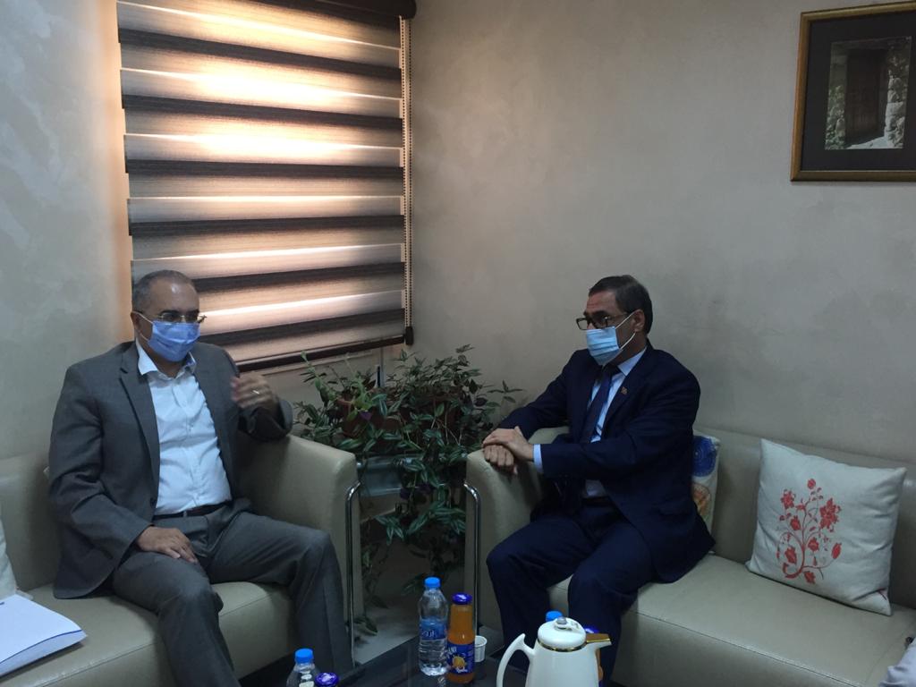 المفوض العام لحقوق الإنساني يستقبل السفير الأفغاني