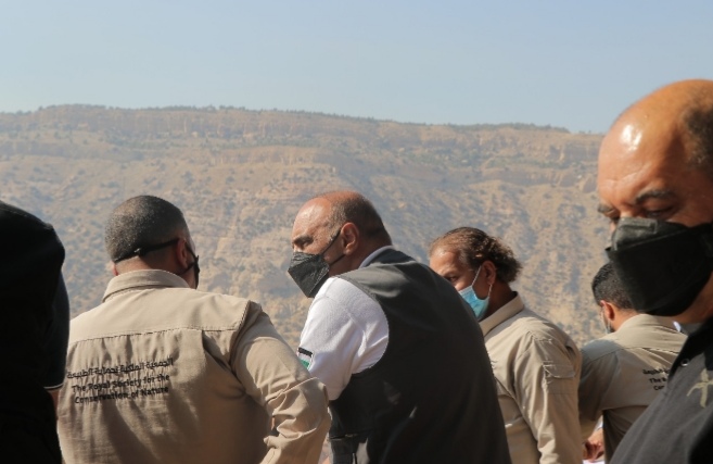 رئيس الوزراء يزور محمية ضانا في محافظة الطفيلة