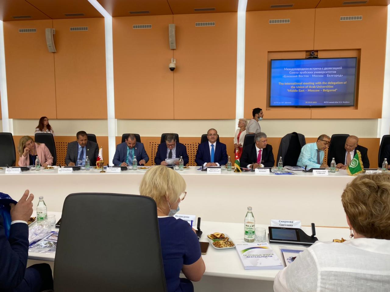 جامعة جدارا تشارك بفعالية في ملتقى الجامعات العربية والروسية