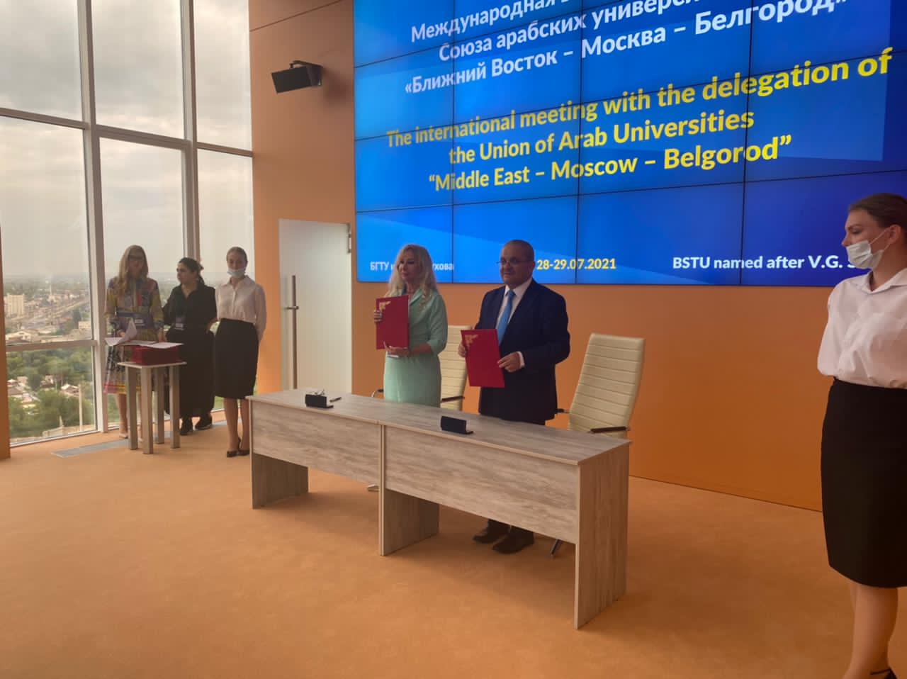 جامعة جدارا تبرم اتفاقيات مع خمس جامعات روسية على هامش ملتقى الجامعات العربية والروسية 