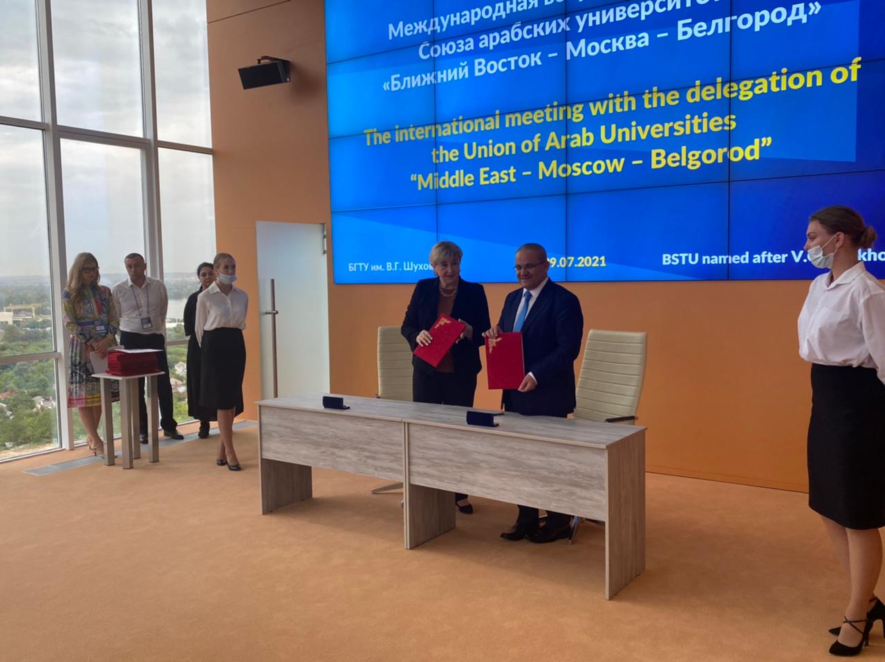 جامعة جدارا تبرم اتفاقيات مع خمس جامعات روسية على هامش ملتقى الجامعات العربية والروسية 