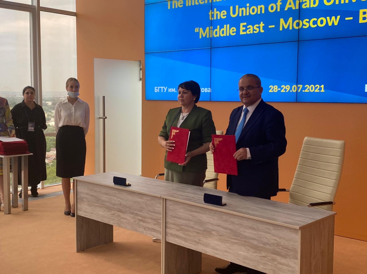 جامعة جدارا تبرم اتفاقيات مع خمس جامعات روسية على هامش ملتقى الجامعات العربية والروسية 