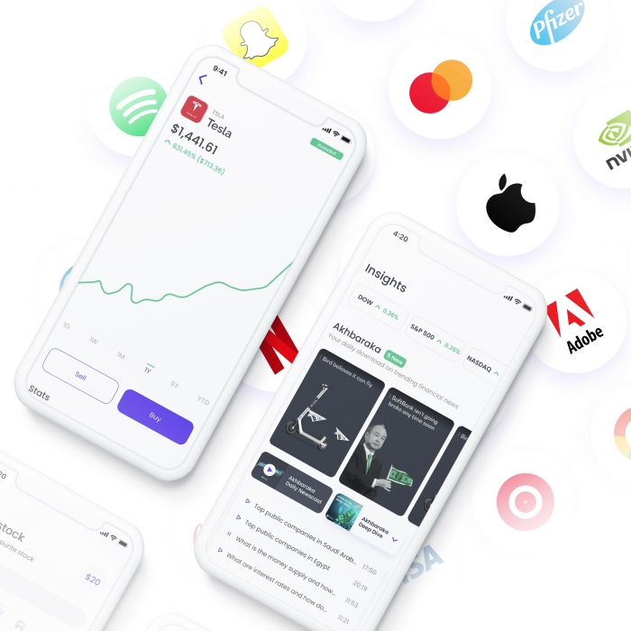 شركة بركة تطلق تطبيق استثمار بدون عمولات يربط المستثمرين من الشرق الأوسط بالأسواق الأمريكية