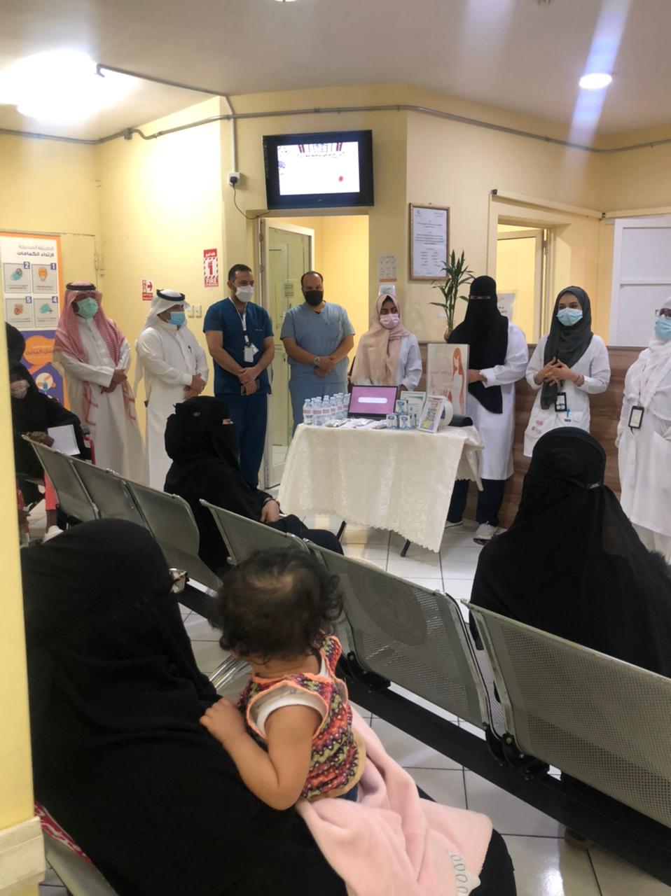 تدشين مبادرة الرضاعة الطبيعية وفوائدها بمركز صحي الكعكية بمنطقة مكة المكرمة 