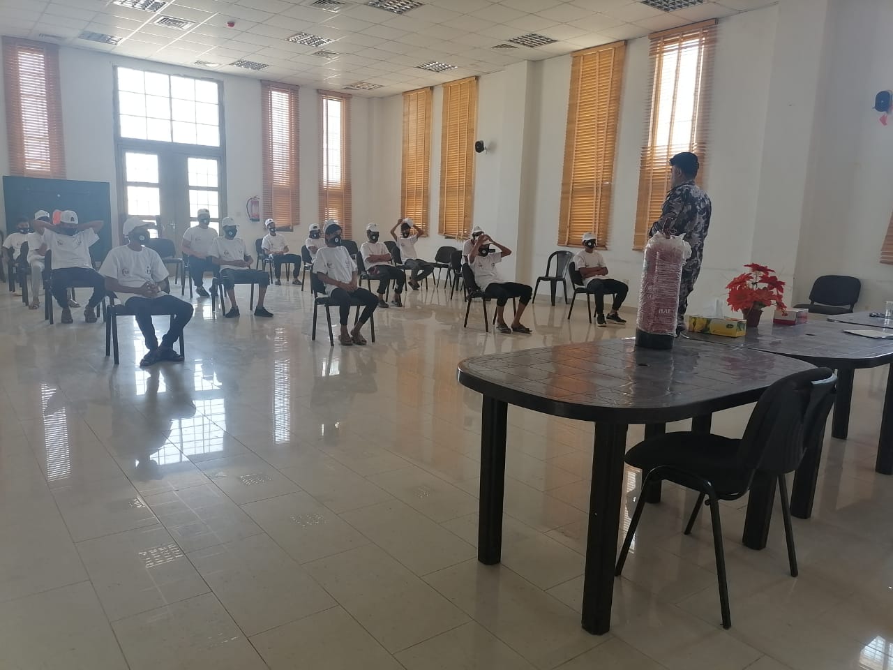 انطلاق معسكر سواعد الانقاذ في مديرية شباب المفرق 