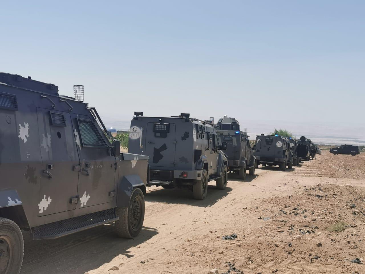 مديرية الامن العام : حملة امنية في لواء الشونة الجنوبية للقبض على كل من يقوم بترويع المواطنين والتعدي على ممتلكاتهم