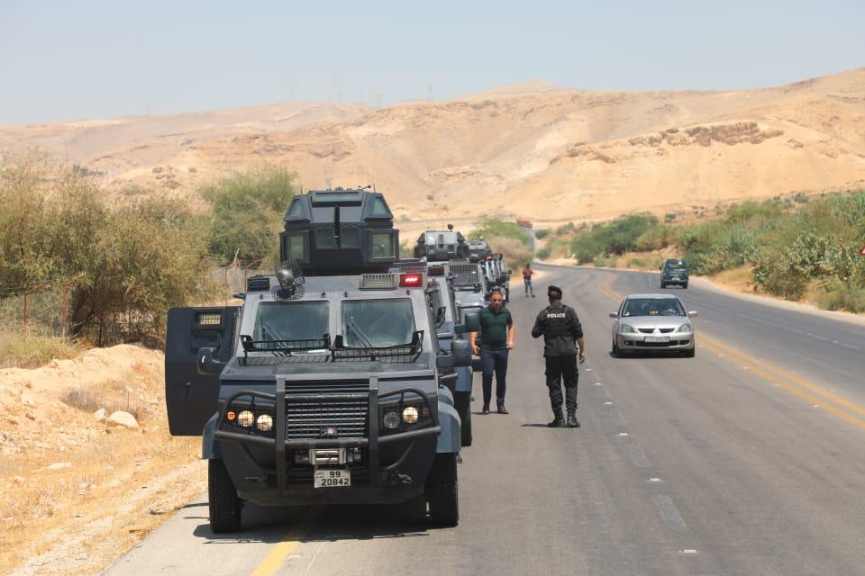 مديرية الامن العام : حملة امنية في لواء الشونة الجنوبية للقبض على كل من يقوم بترويع المواطنين والتعدي على ممتلكاتهم