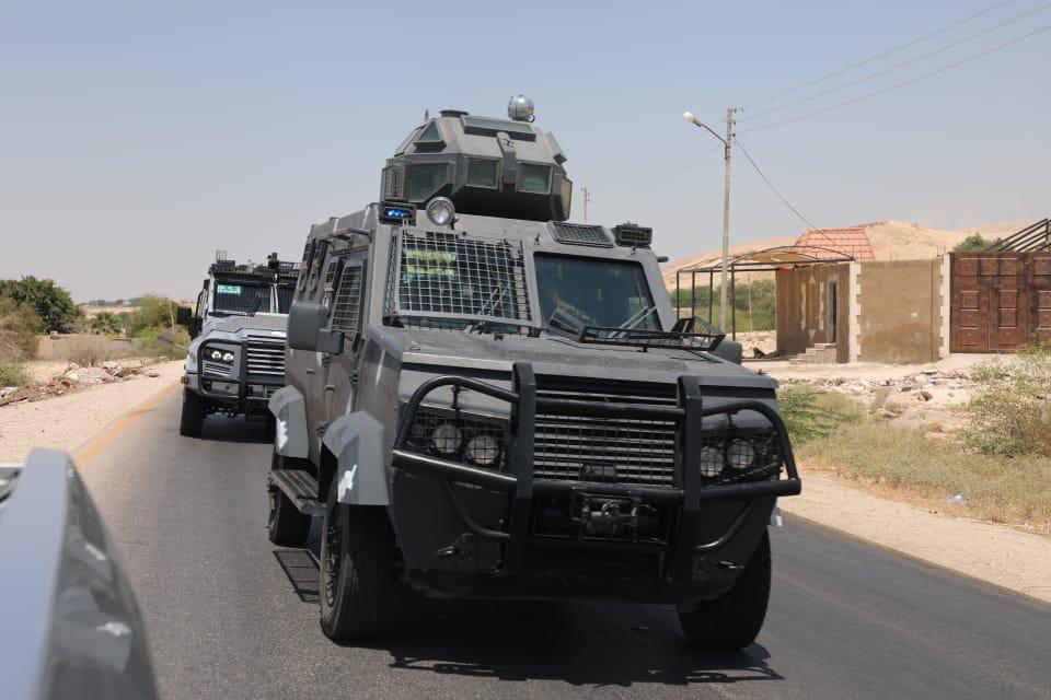 مديرية الامن العام : حملة امنية في لواء الشونة الجنوبية للقبض على كل من يقوم بترويع المواطنين والتعدي على ممتلكاتهم