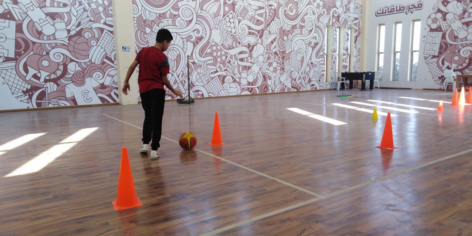 جانب من فعاليات النادي الصيفي للشباب في مديرية شباب المفرق .. صور 