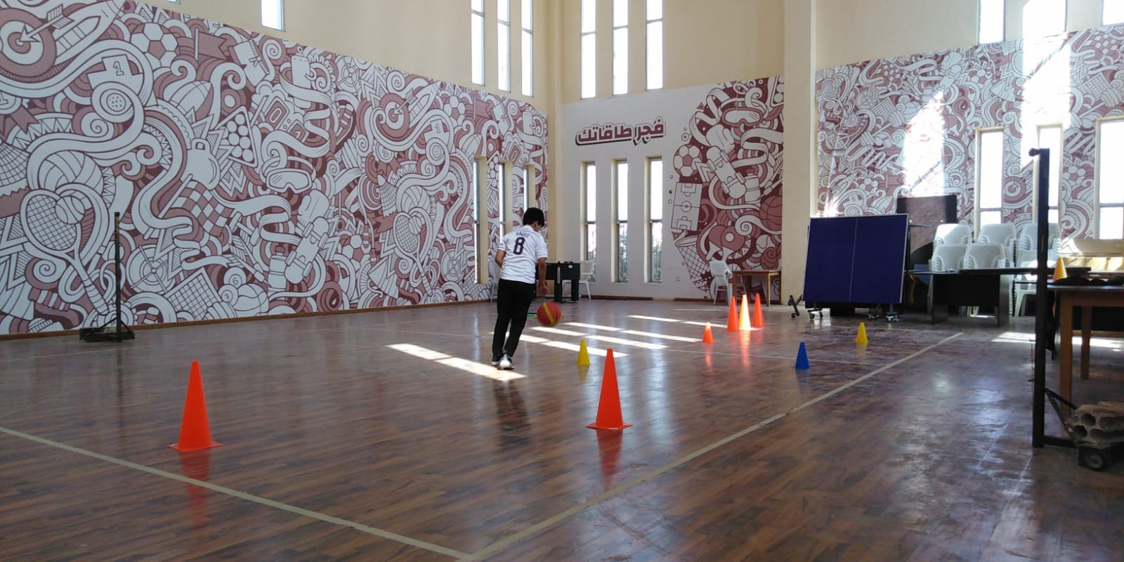 جانب من فعاليات النادي الصيفي للشباب في مديرية شباب المفرق .. صور 