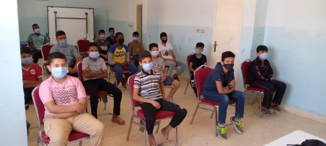 جانب من فعاليات النادي الصيفي للشباب في مديرية شباب المفرق .. صور 