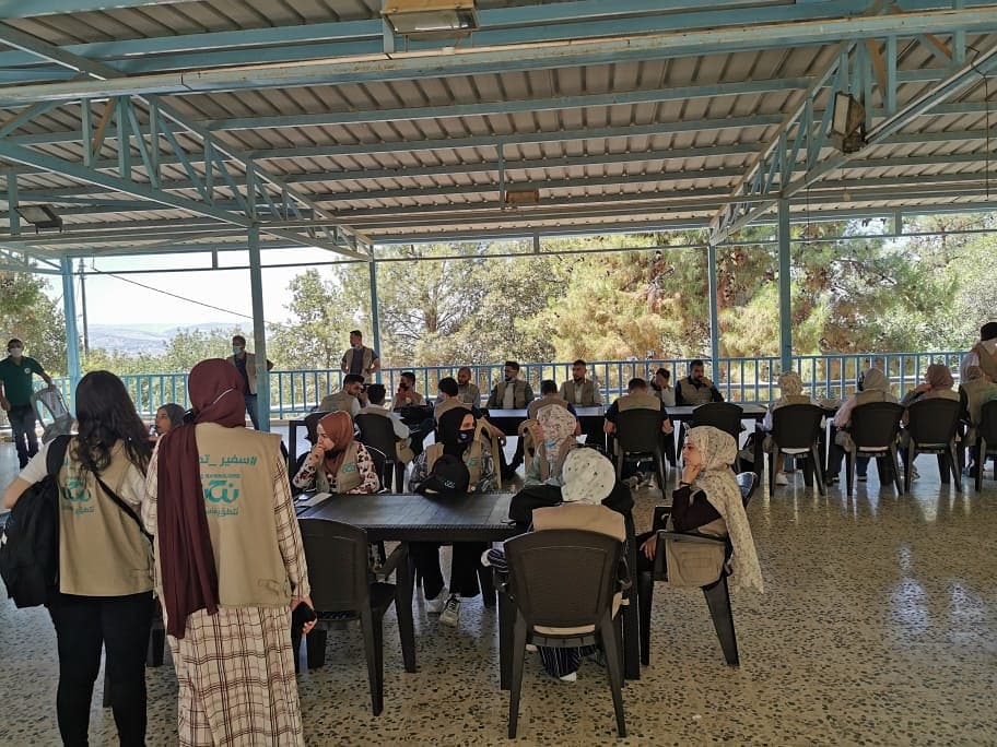 طلبة من جامعة جدارا يشاركون في لقاء سفراء التطوع السنوي في يوم الشباب الدولي 