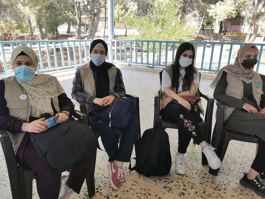 طلبة من جامعة جدارا يشاركون في لقاء سفراء التطوع السنوي في يوم الشباب الدولي 