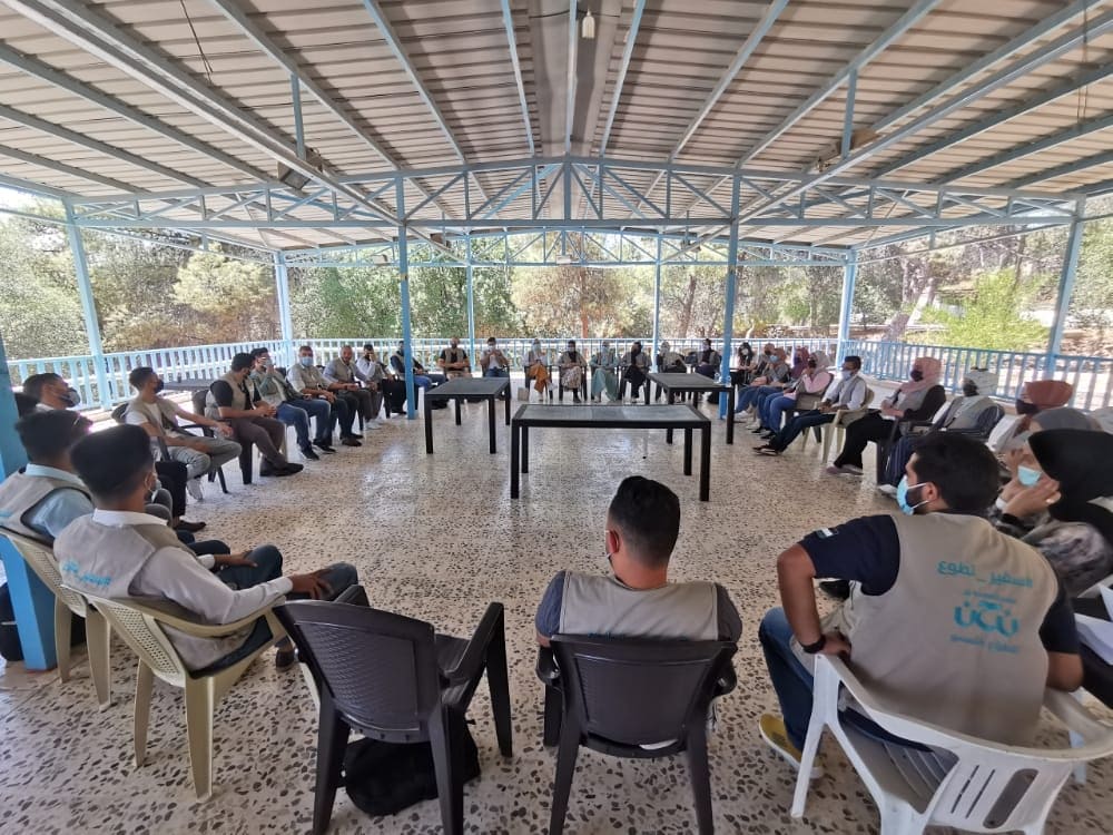 طلبة من جامعة جدارا يشاركون في لقاء سفراء التطوع السنوي في يوم الشباب الدولي 