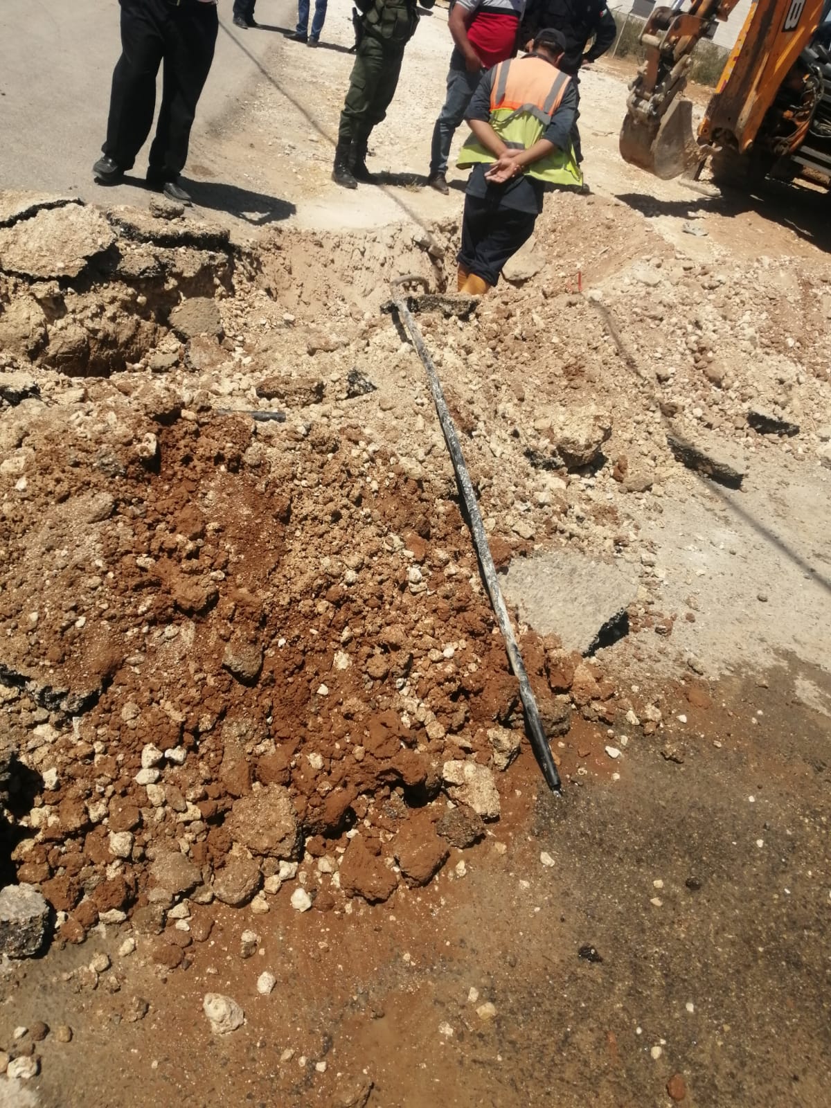 المياه :  ضبط (٤) اعتداءات على خط ناقل في منجا  تسحب كميات كبيرة من المياه