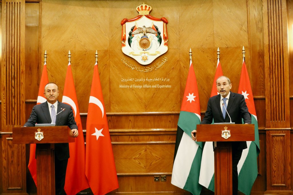 الصفدي يستقبل نظيره التركي لبحث سبل تعزيز العلاقات الثنائية المتميزة بين البلدين، ومناقشة المستجدات الإقليمية والدولية ذات الاهتمام المشترك