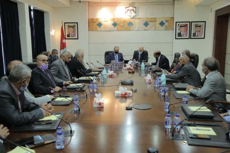 الخرابشة ودودين يلتقيان اللجنة الوطنية للعسكريين السابقين