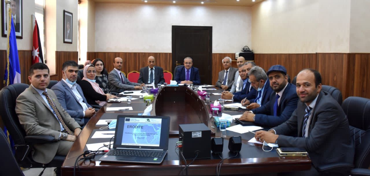 فعاليات للمشاريع والمنح لمكتب إيراسموس بلس في جامعة جدارا