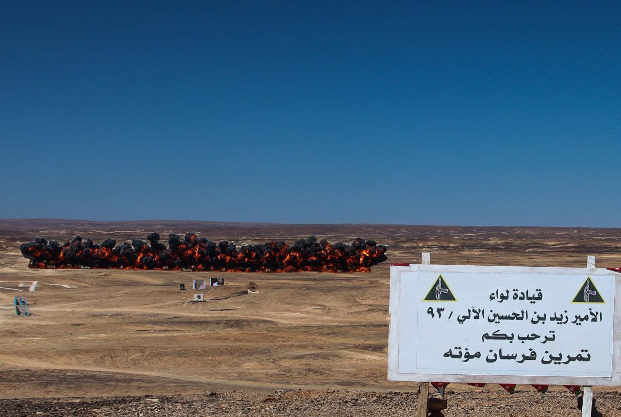 المنطقة العسكرية الجنوبية تنفذ تمريناً عسكرياً تعبوياً (فرسان مؤتة)