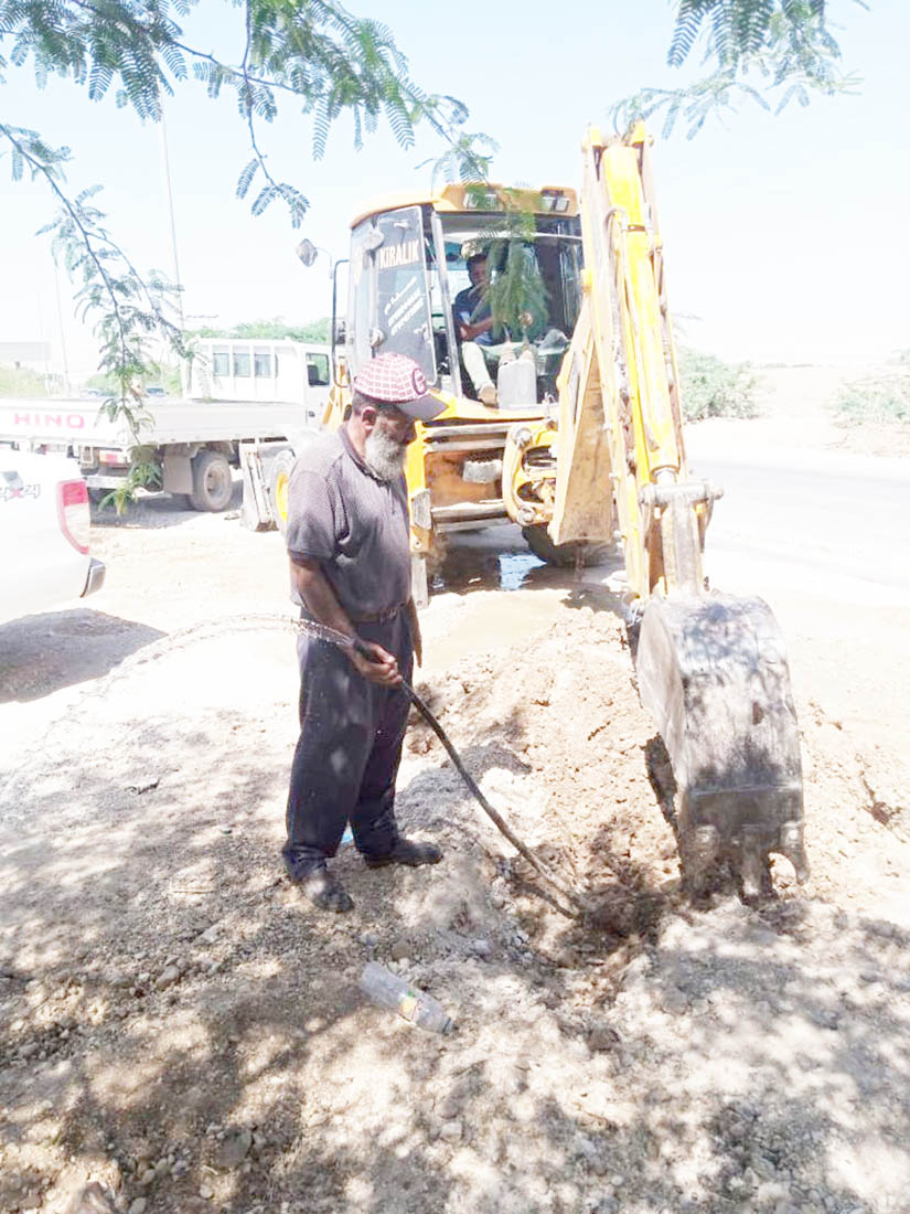 المياه تضبط اعتداءات على الخطوط في مناطق الشونة الجنوبية