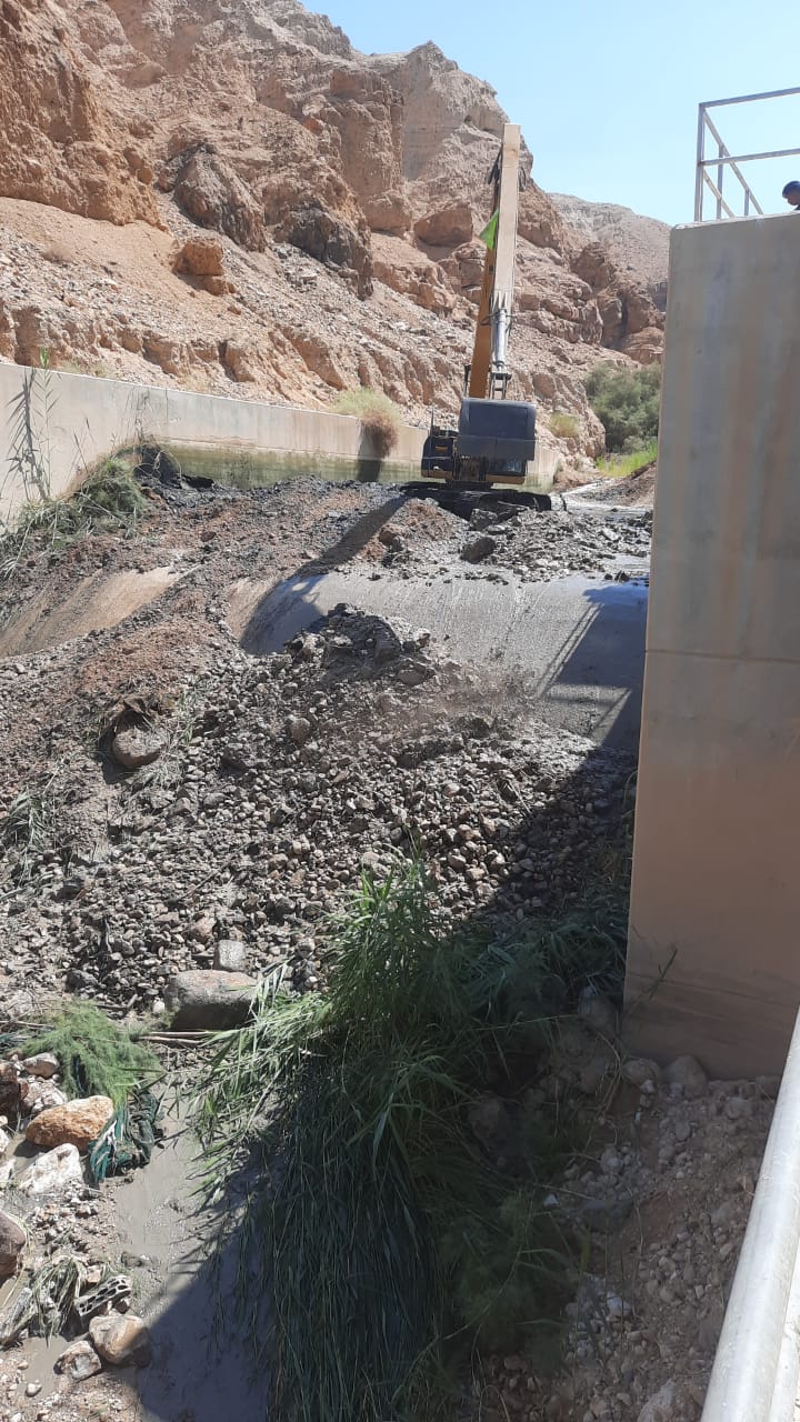 المياه :حملة لازالة اعتداءات في منطقة وادي ابو خشيبة في وادي الاردن
