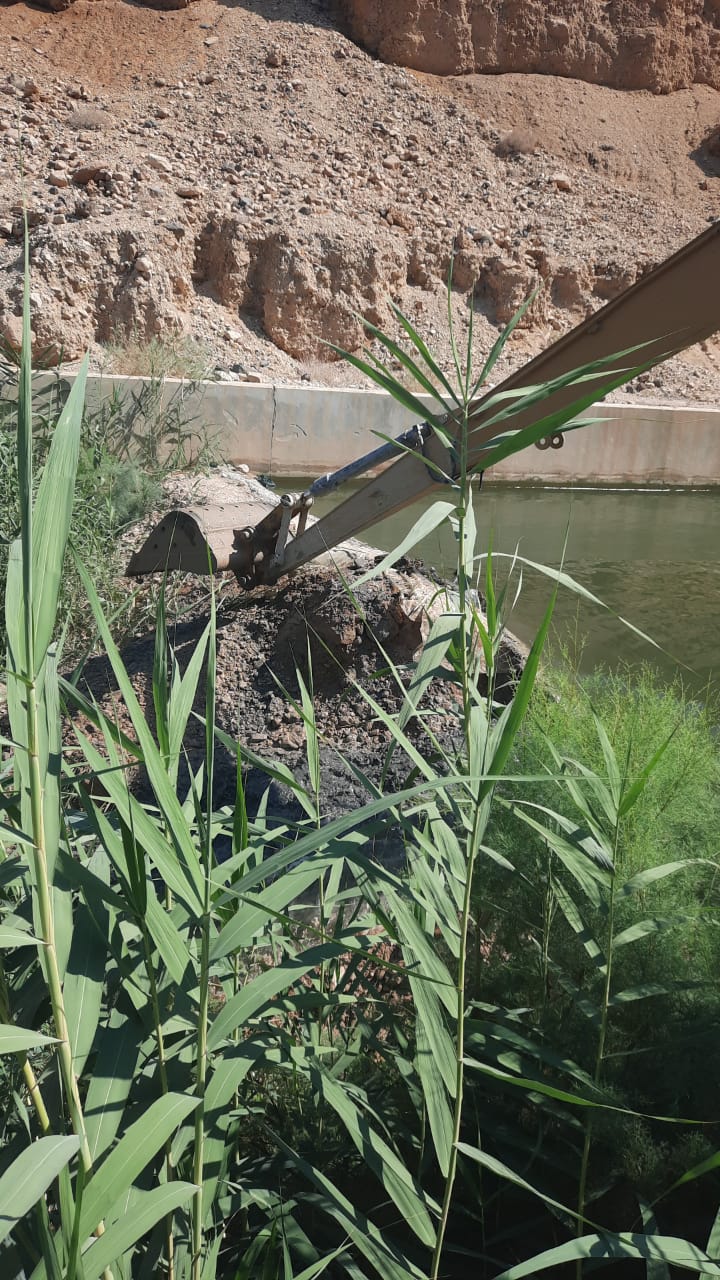 المياه :حملة لازالة اعتداءات في منطقة وادي ابو خشيبة في وادي الاردن